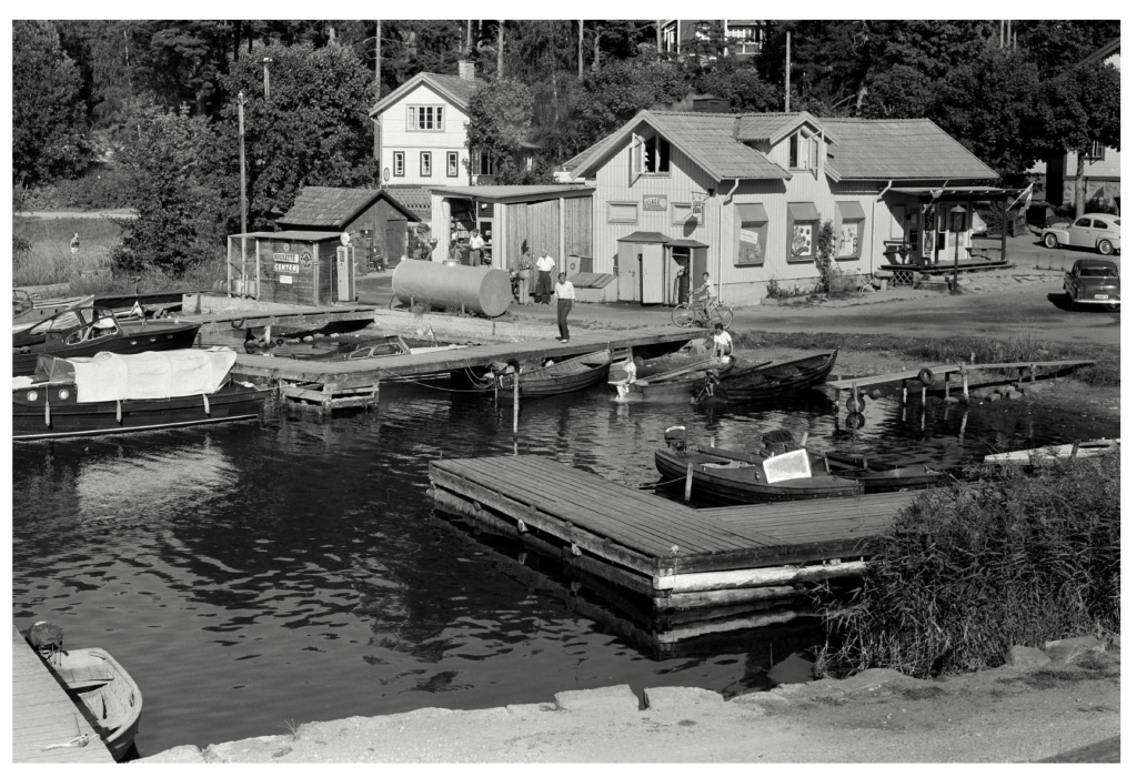 Stavsnäs, Handelsboden sommaren 1959 (foto Anders Lamrén)